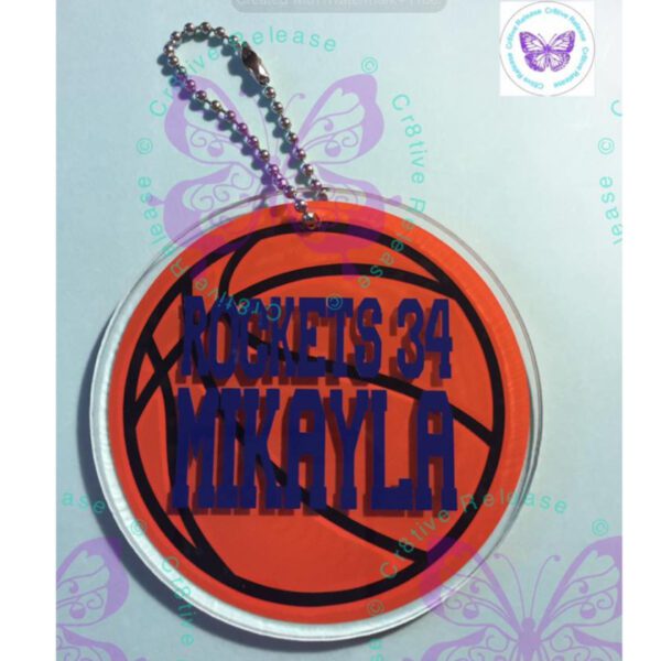 BASKETBALL KEYCHAIN BY CR8TIVE RELEASE GIFTS