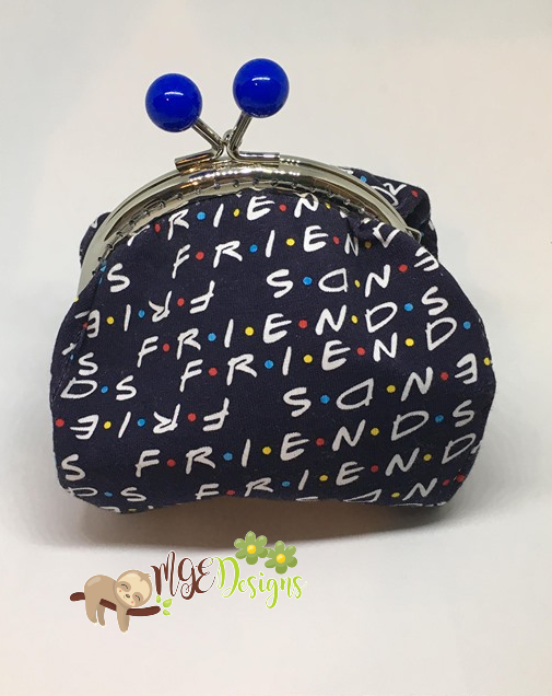 Friends Large Pouch Handmade by MGEDesigns