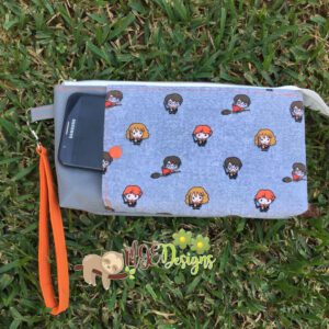 Cell Phone Clutch Zippered Bag Handmade by MGEDesigns