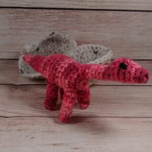 Pink Apatosaurus Child's Toy