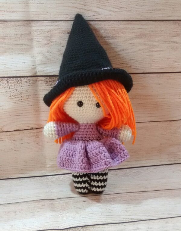 Witchy Plush Halloween Doll