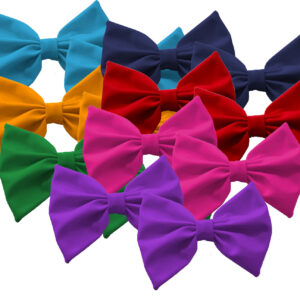 fabric hairbows in solid colors