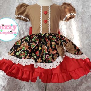 Infant and Toddler Gingerbread Dress