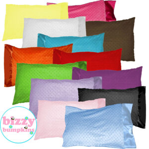 Minky and Satin Pillow case Pillowcase Pillow Cover