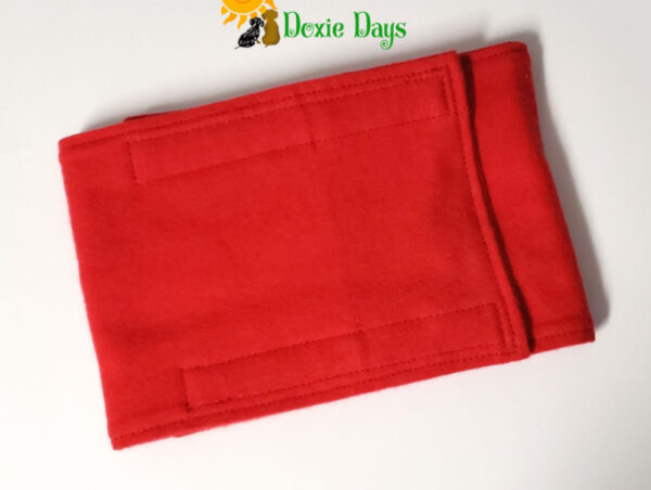 Solid Red Belly Band – Male Dog Diaper for Marking or Incontinence