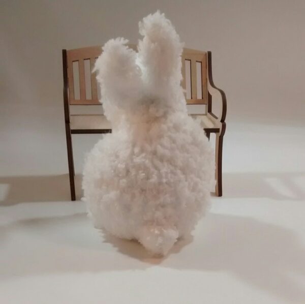 Custom Order Fluffy White-Bunny