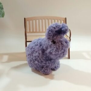 Custom Order Fluffy Purple-Bunny