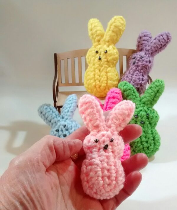 Crochet Buuny Peep Family