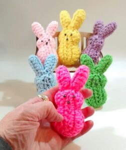 Crochet Buuny Peep Family