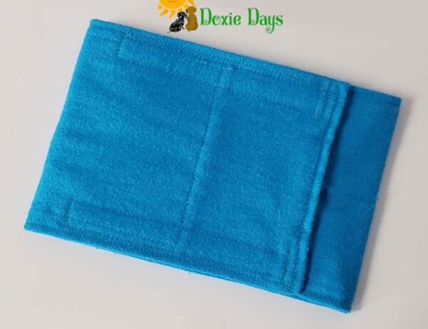 Solid Turquoise Belly Band – Male Dog Diaper for Marking or Incontinence