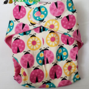 Colorful Ladybugs Fancy Pants Doggie Diaper Female Washable and Reusable Dog Diapers