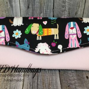 Doggy Days NCWallet Large, Handmade by MGED Handbags