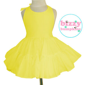 Yellow Twirly Halter Dress