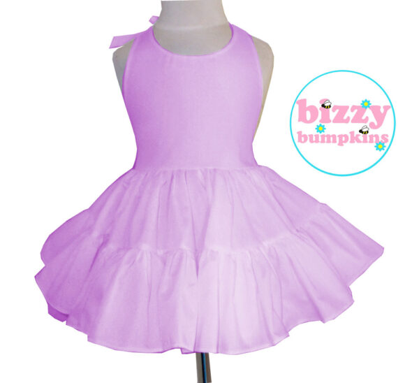 Lilac Twirly Halter Dress