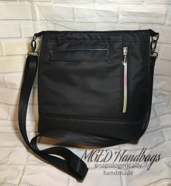 Belavour Crossbody Bag In Your Choice of Fabric, Shipping Included, Custom Order, Handmade by MGED Handbags