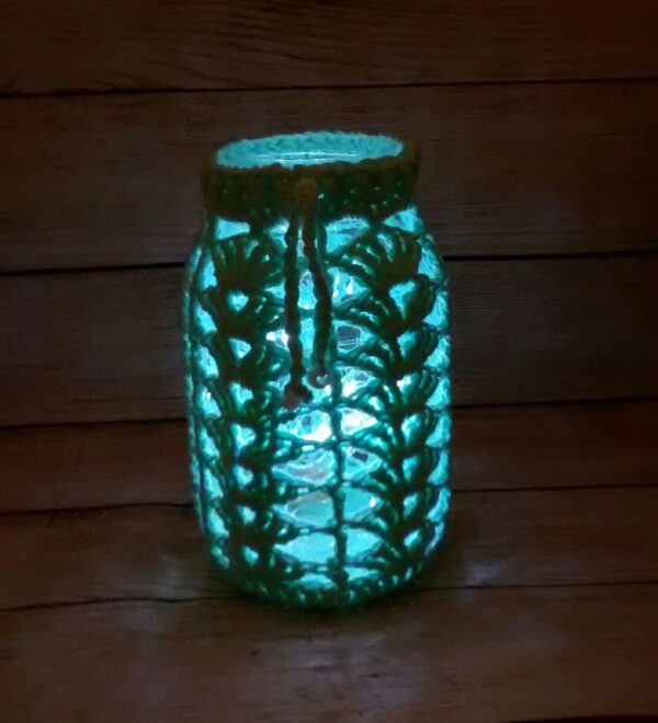 Mint Luminary Mason-Jar Cover