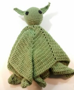 Yoda Cuddle Lovey Blanket