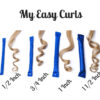 Royal Blue Satin Hair Rollers – Hair Accessories – Soft Hair Curlers