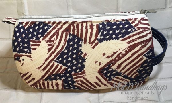 Stars Stripes and Eagle Flies Banana Hammock Bag Handmade by MGED Handbags