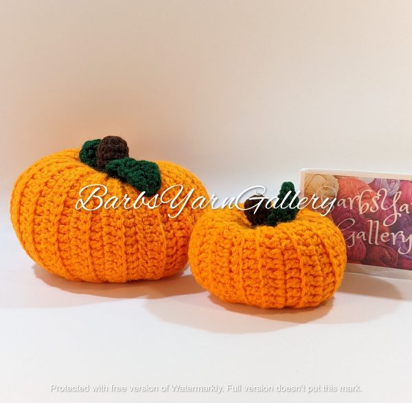 Crochet Pumpkin Set Decoration