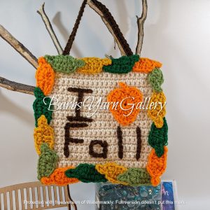I Love Fall Sign