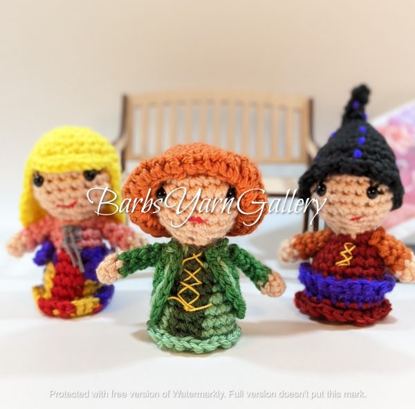 Three Witchy Sister Dolls