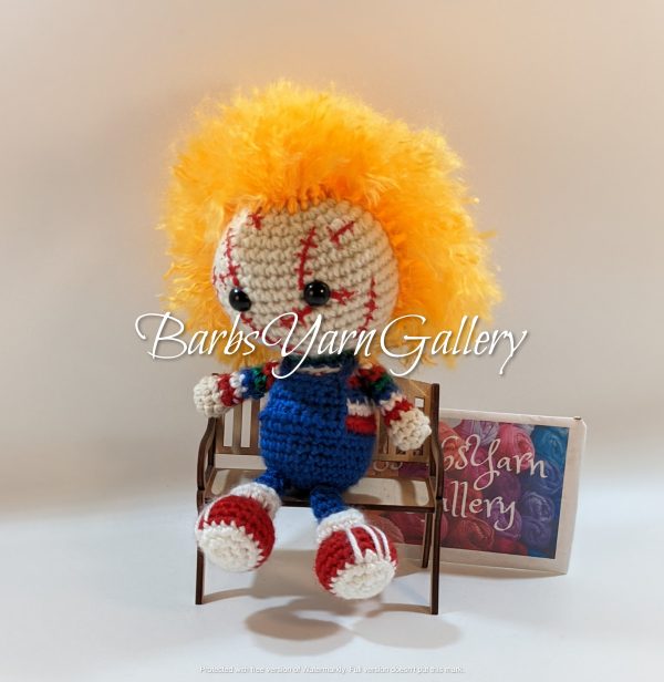 Crochet Chucky Horror Figure