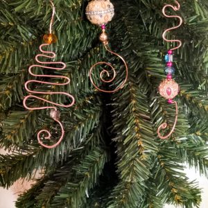 set of three ornaments