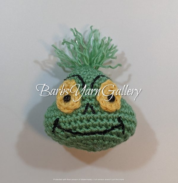 Grinch Holiday Decorative Clip-On