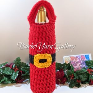 Santa Wine Bottle Tote