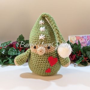 Green Christmas Gnome Decoration