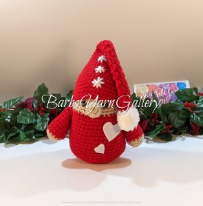 Red Christmas Gnome Decoration