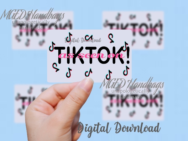 As Seen On TikTok Print Your Own Stickers Includes SVG PNG JPG Handmade by MGEDHandbags