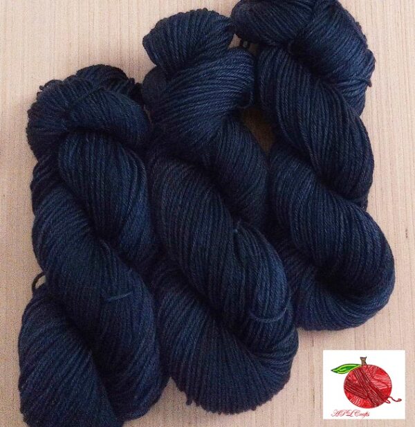 deep blue yarn