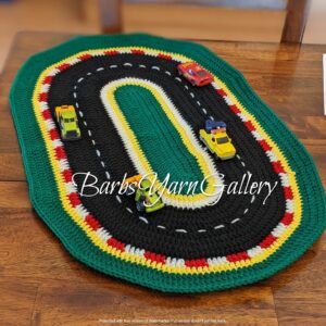 Crochet Toy-Car Race Track