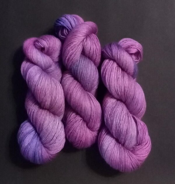 yarn in february birthstone color