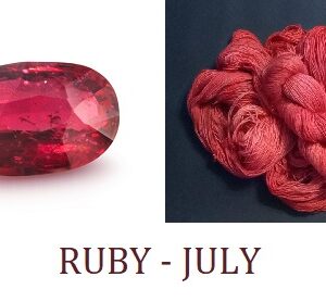 ruby red birthstone yarn color