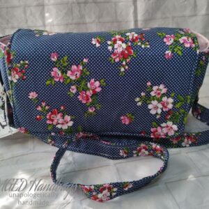 Carrie Spring Flowers Shoulder/CrossBody Bag Handmade by MGEDHandbags