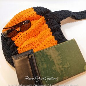Cotton Orange Beach Bag