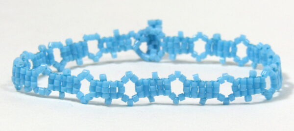 Turquoise Blue Beaded Bracelet by Noveenna