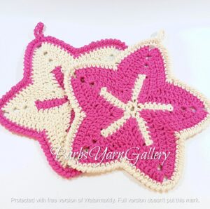 Star-Pink Cotton Cleaning Cloths