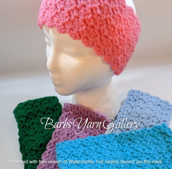 Pink Crochet Ear Warmer