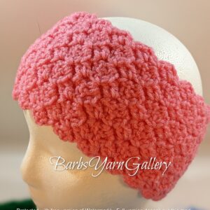 Pink Crochet Ear Warmer