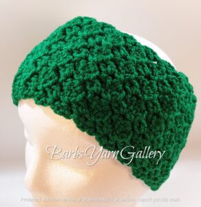 Green Crochet Ear Warmer