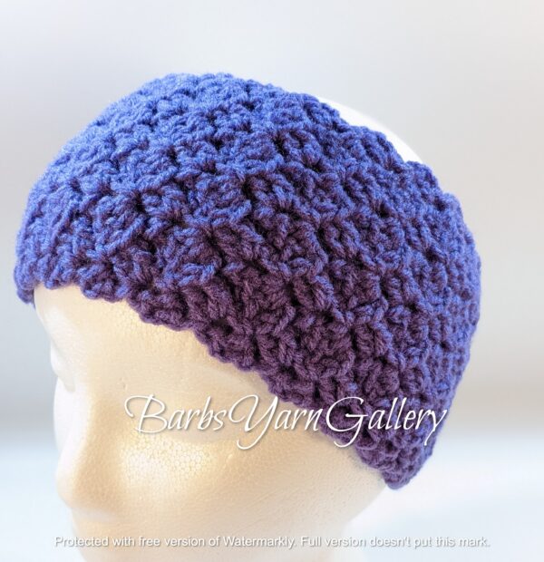 Purple Crochet Ear Warmer