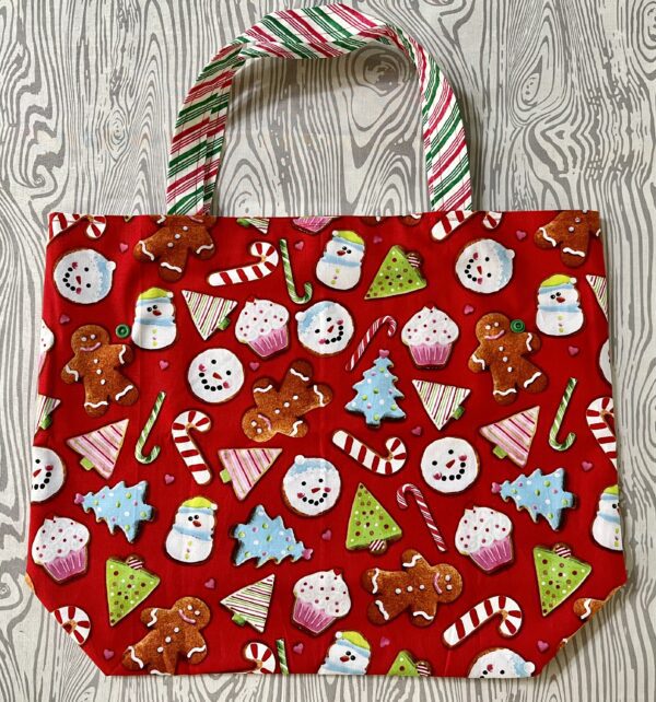 Christmas sweets shopping bag