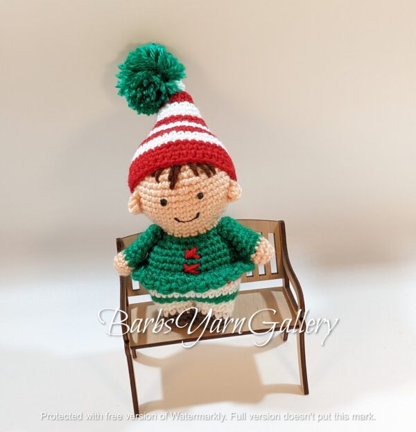 Mini Crochet Elf Doll