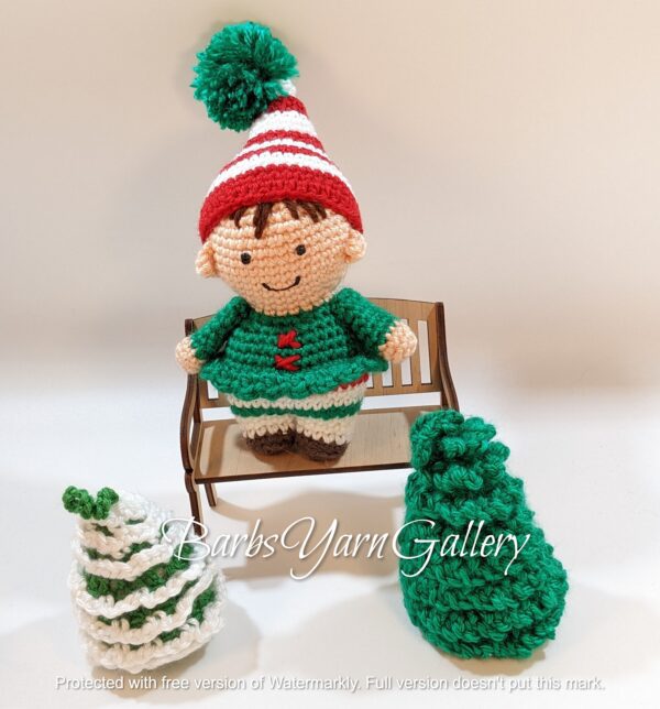 Mini Crochet Elf Doll