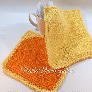 Yellow Cotton Cleaning Cloths