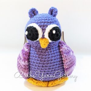 Plush Purple Owl Squishy